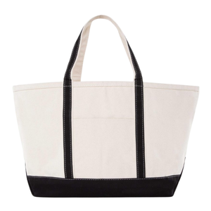 Embroidered Mahjong Canvas Tote