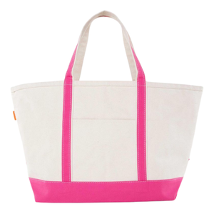 Embroidered Mahjong Canvas Tote