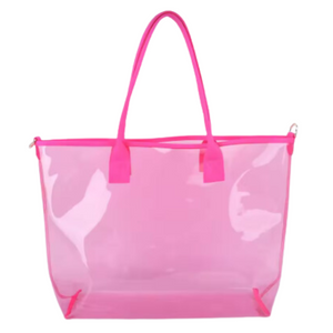 Monogrammed Clear Tote Bag