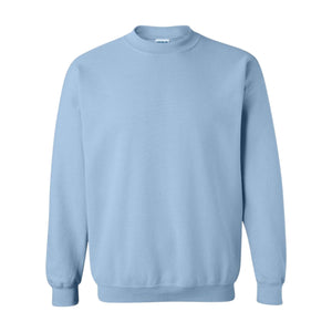 Light blue sweatshirt featuring a relaxed fit and soft texture, perfect for creating a cool and calming aesthetic.