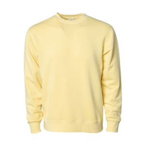 Cheerful yellow sweatshirt with a vibrant pigment-dyed finish, adding a pop of color to your outfit.