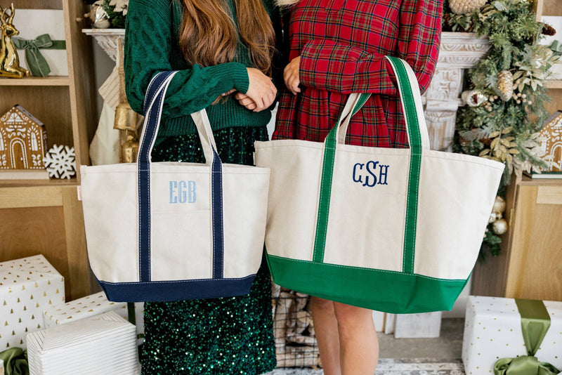 Monogram canvas tote sale