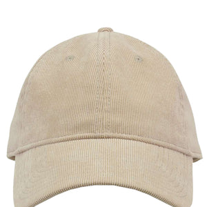 Embroidered Corduroy Baseball Hat