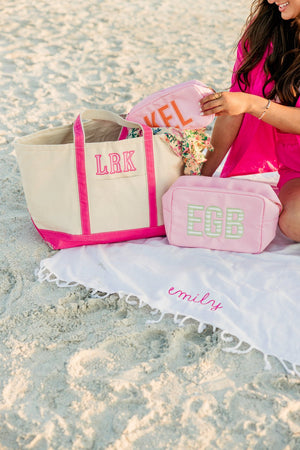 Embroidered Turkish Towel