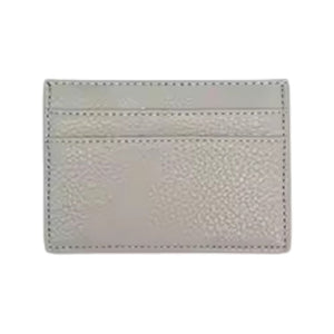 Leather Cardholder with Gold Foil Monogram