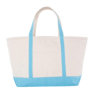 Embroidered Mahjong Canvas Tote