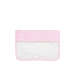 Embroidered Nylon Clear Pouch