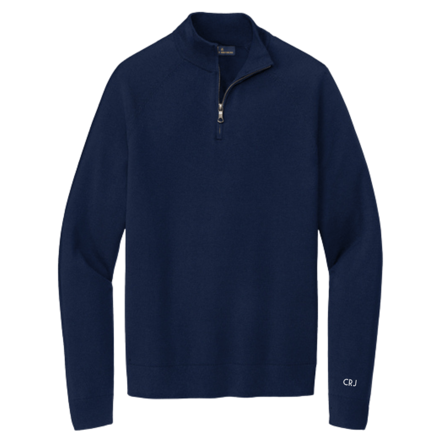 Men's Custom Embroidered Brooks Brothers Quarter Zip - Sleeve