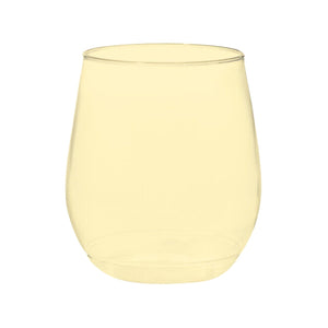 Monogrammed 14 oz Colored Stemless Wine Glass (Set of 4)