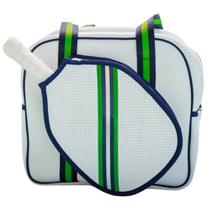 Striped Monogram Pickleball Bag