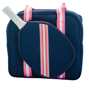 Striped Monogram Pickleball Bag