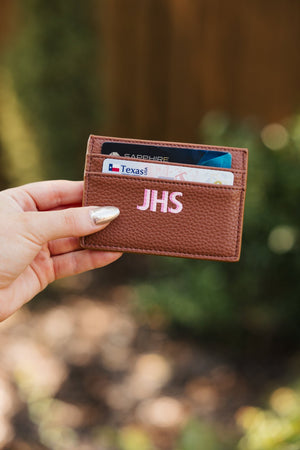 Shadow Monogram Leather Cardholder