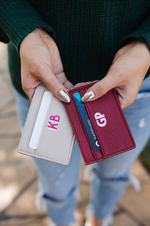 Shadow Monogram Leather Cardholder