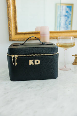 Shadow Monogram Leather Train Case