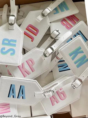 Shadow Monogram Luggage Tag