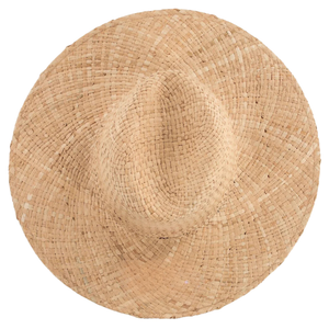 Embroidered Straw Beach Hat