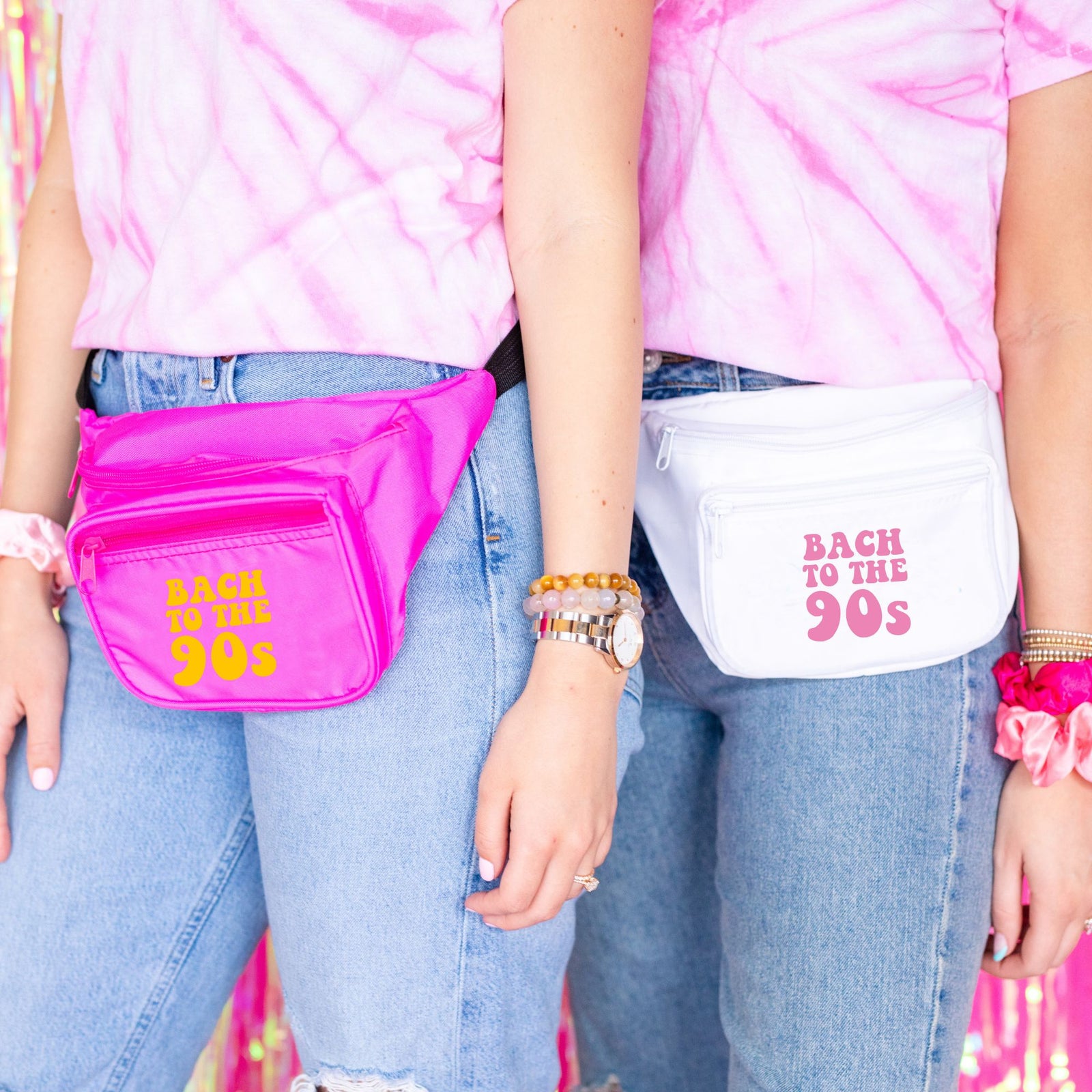 Customized Fanny Packs Sprinkled With Pink