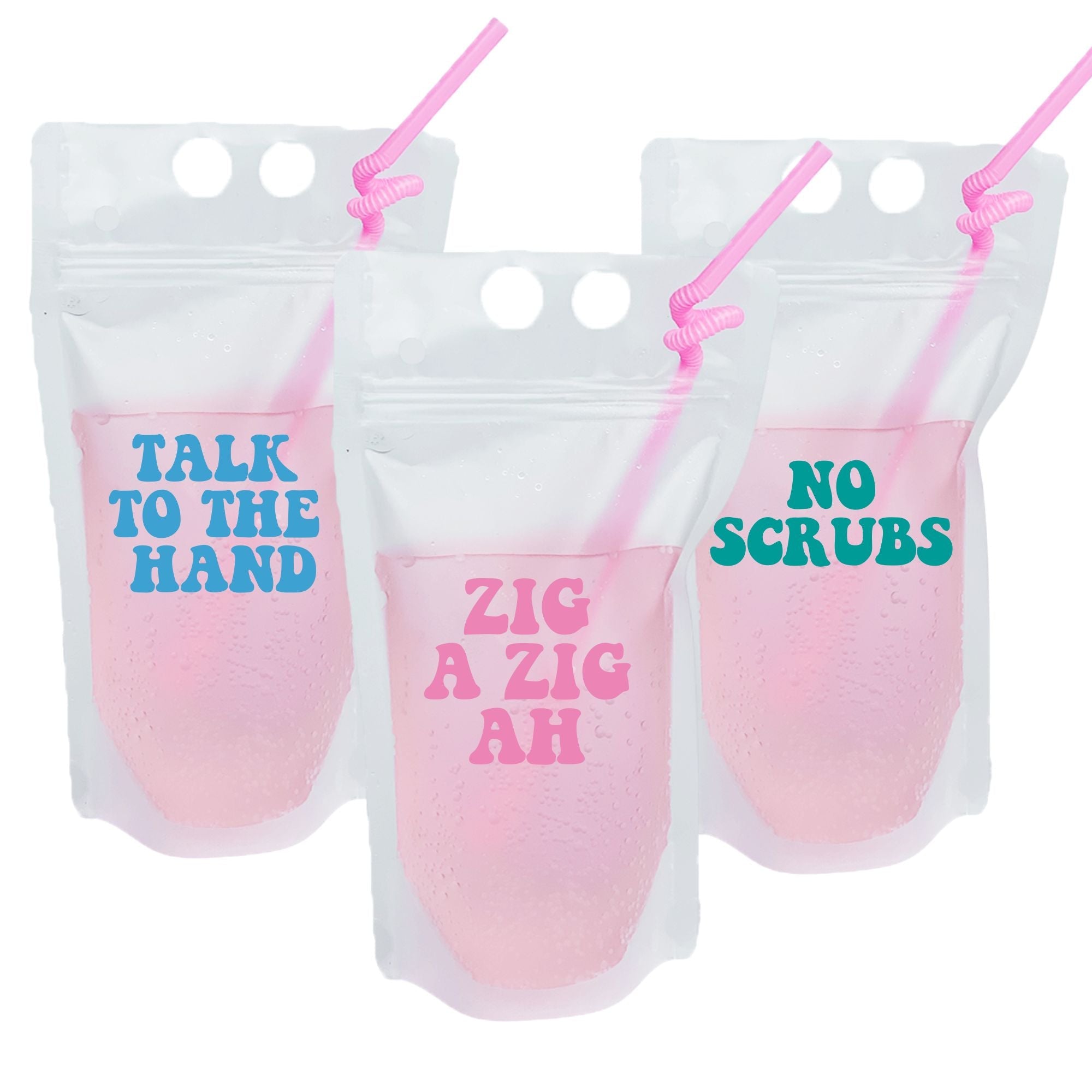 Drink Pouches, Juice Pouches For Adults, Reusable Drink Pouches