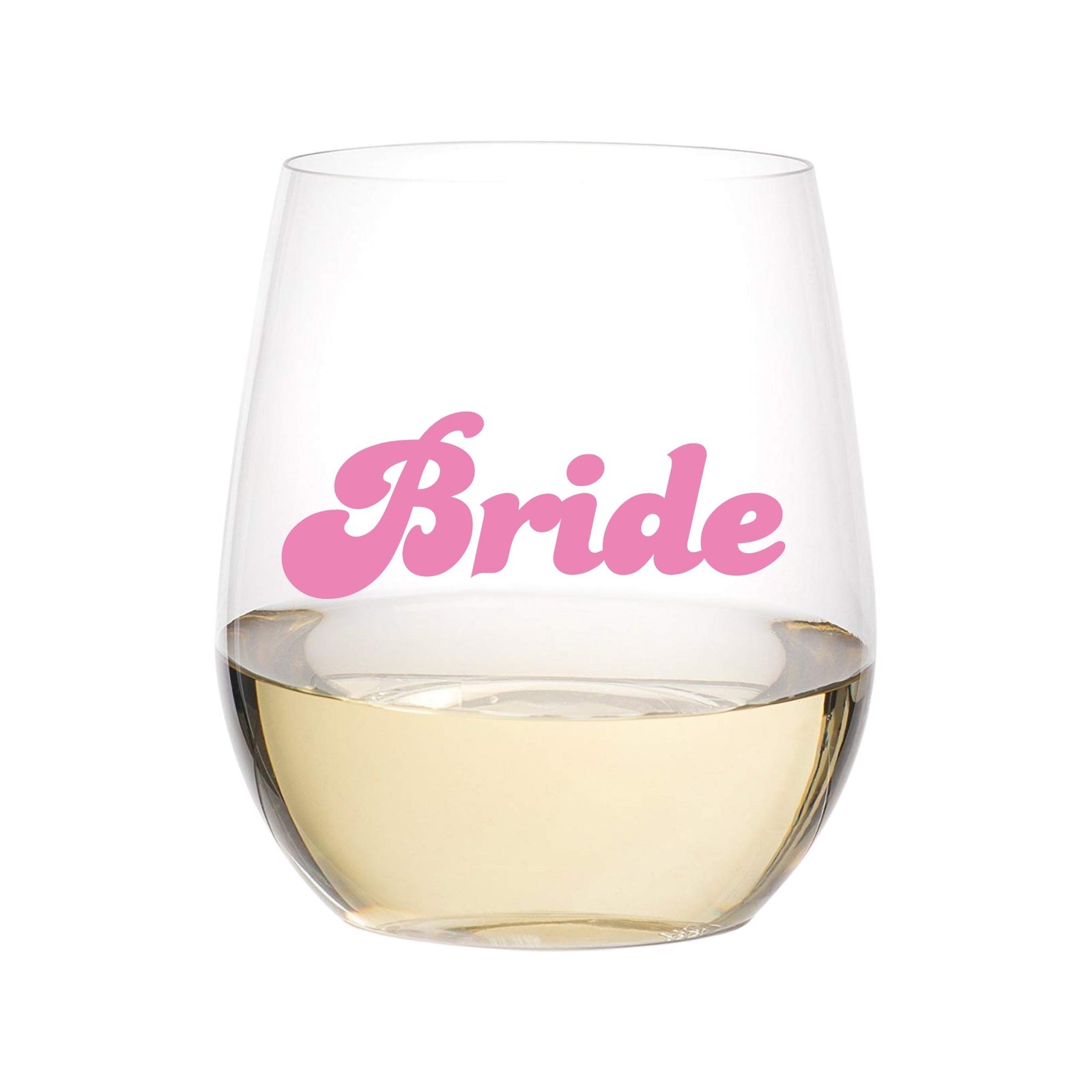 Bride's Drinking Team Wine Glass - Bachelorette Party Décor - Bridal Shower  Ideas - Bachelorette Party Wine Glasses