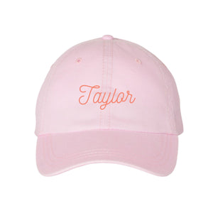 Custom Baseball Hat - Sprinkled With Pink