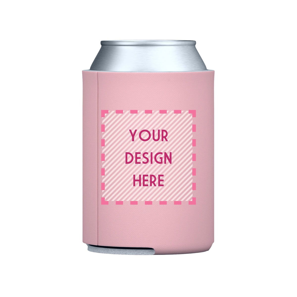 Customizable Skinny Can Cooler - Sprinkled With Pink