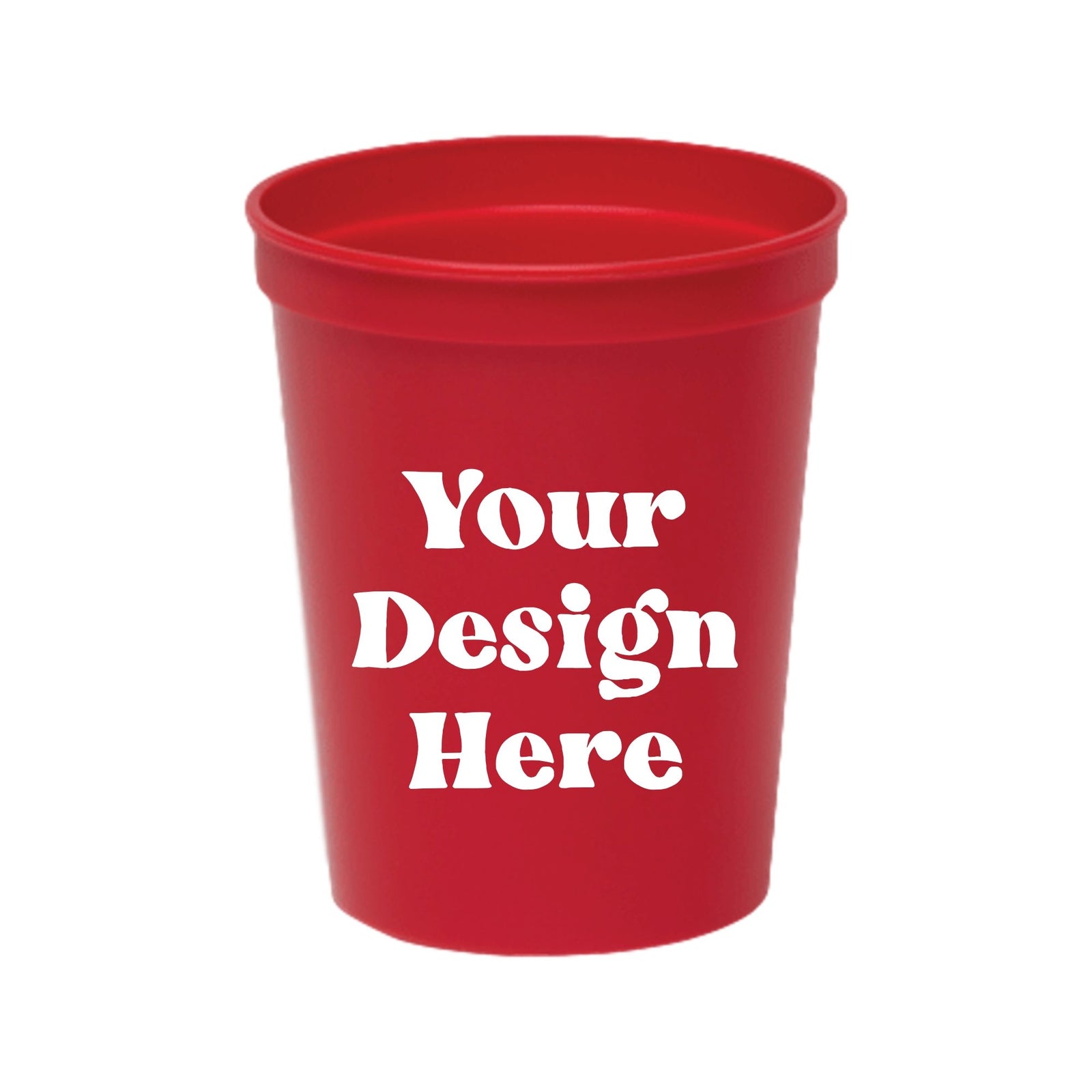 Design Your Own Big Word Stadium Cups