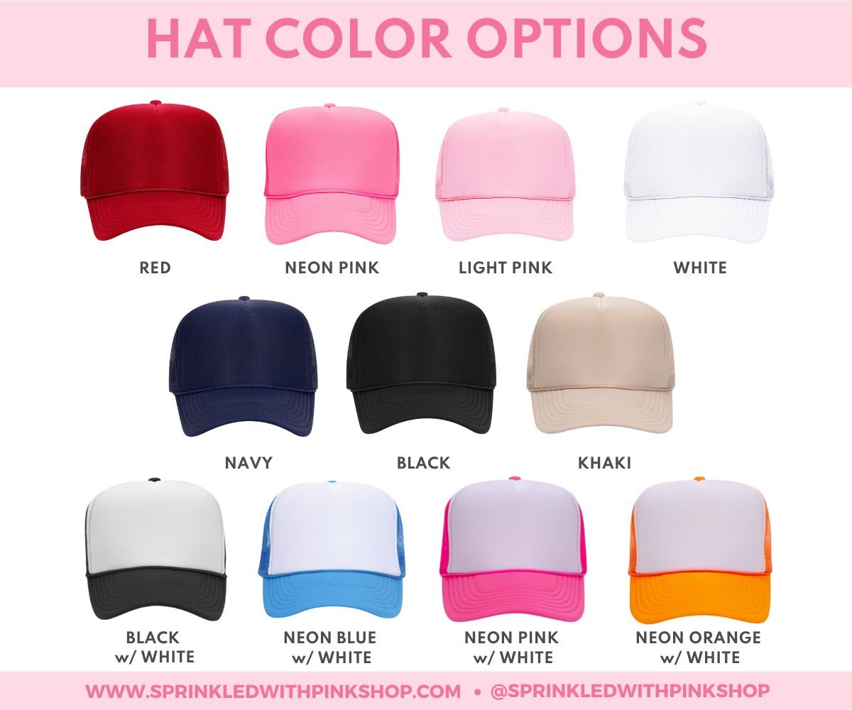 Customizable Captain's Hat - Sprinkled With Pink