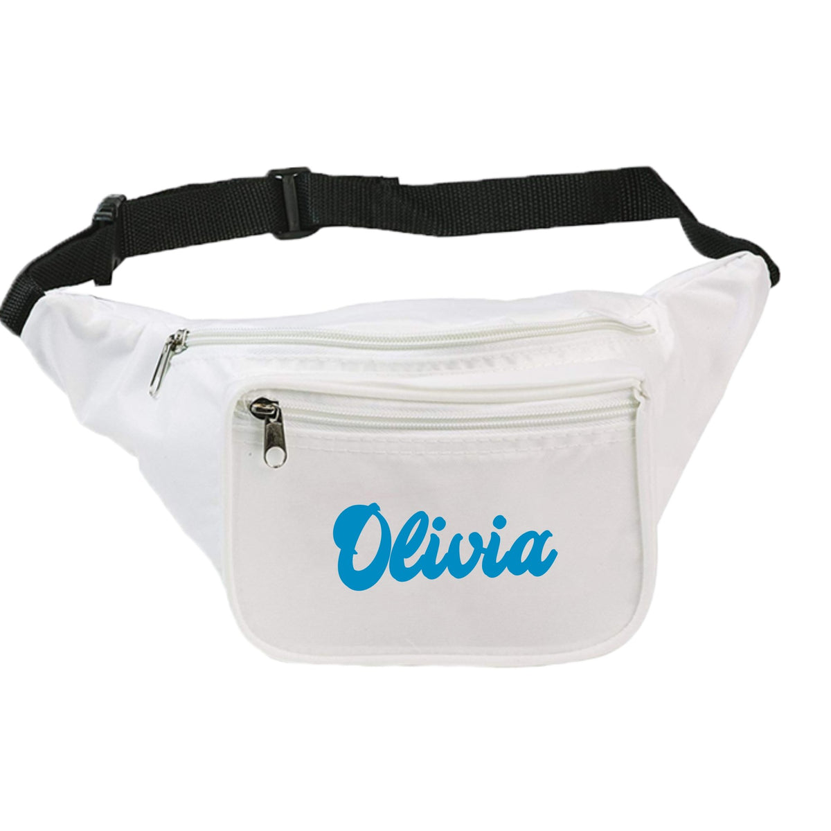 Embroidered Nylon Fanny Pack - Sprinkled With Pink