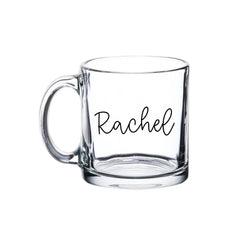 Dainty Bachelorette Custom Glass Mugs Trendy Tiktok Glass Cup Glass Cup for  Coffee Clear Minimal Glass Coffee Mug for Bachelorette 