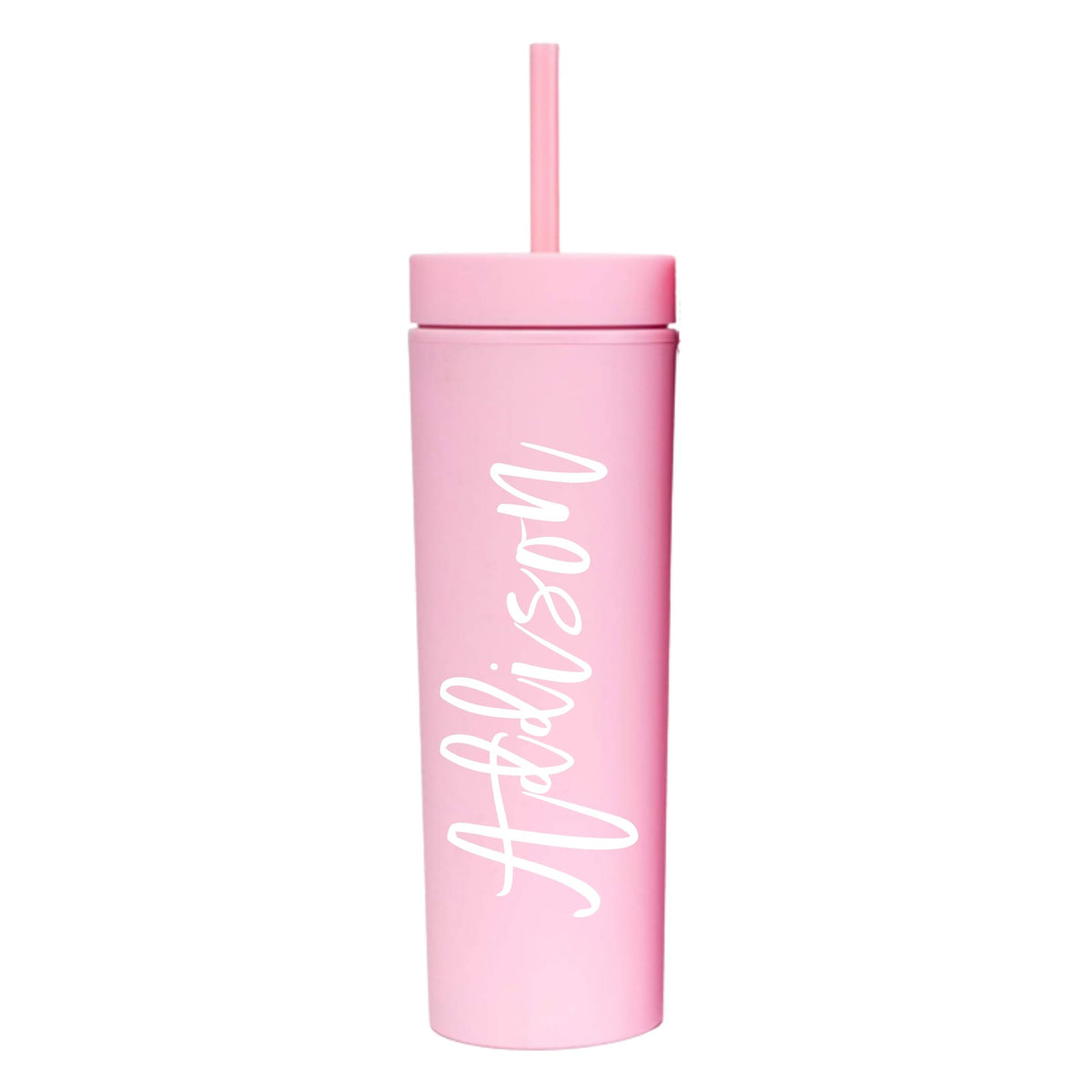 Monogrammed 16 OZ. Acrylic Tumbler with Lid and Straw – Preppy Monogrammed  Gifts
