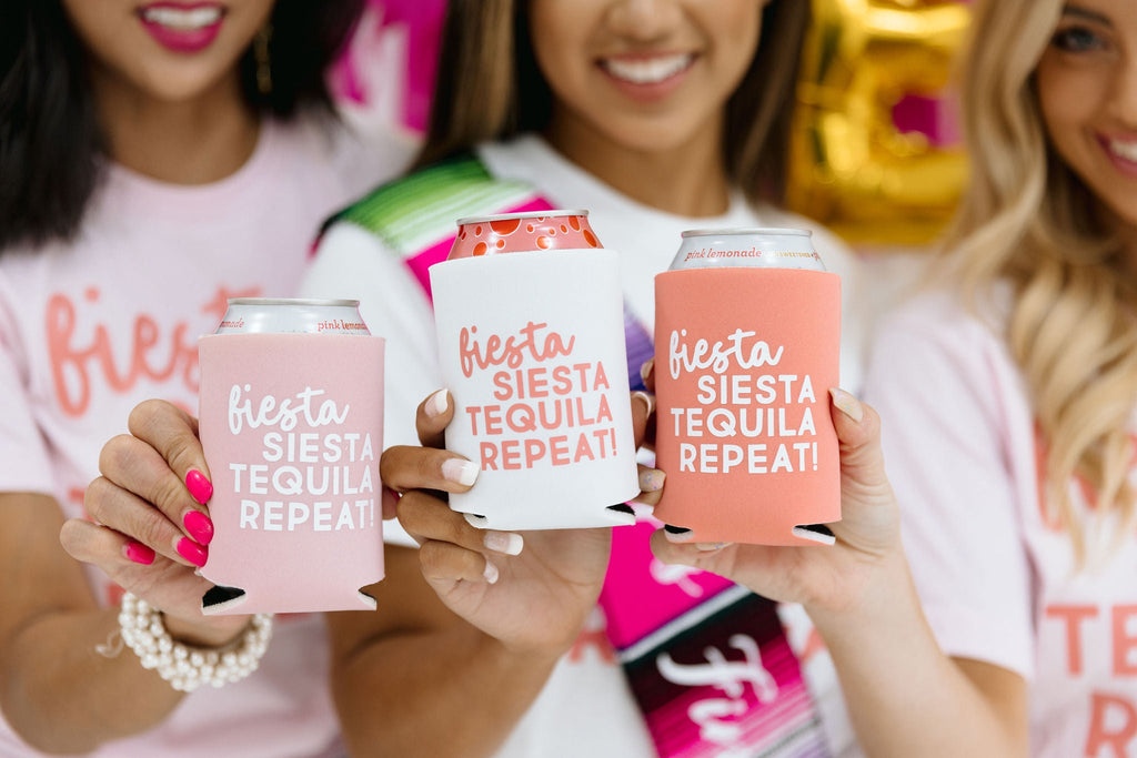 Fiesta Siesta Tequila Repeat Can Cooler (Set of 4)