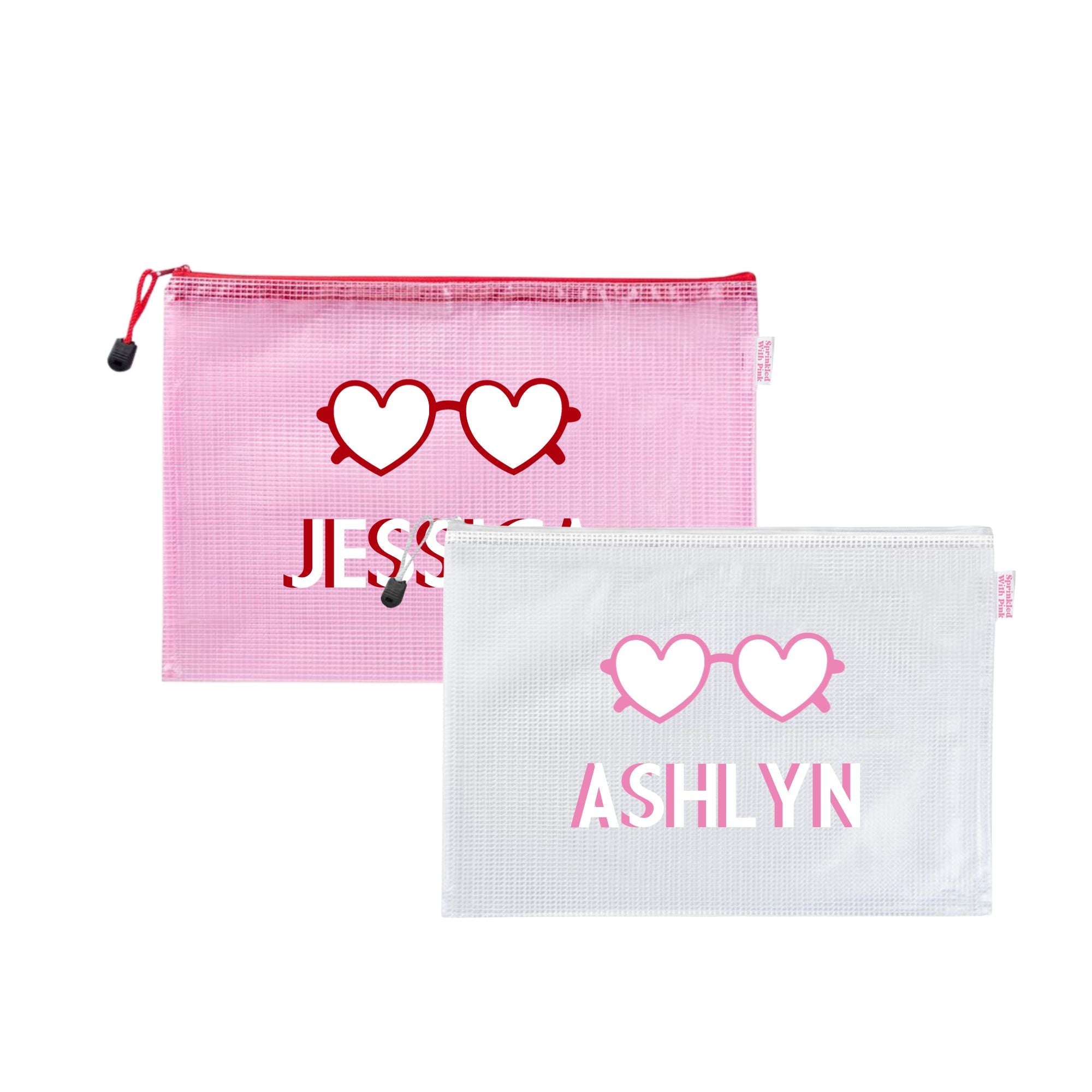 Heart Sunglasses Pool Bag