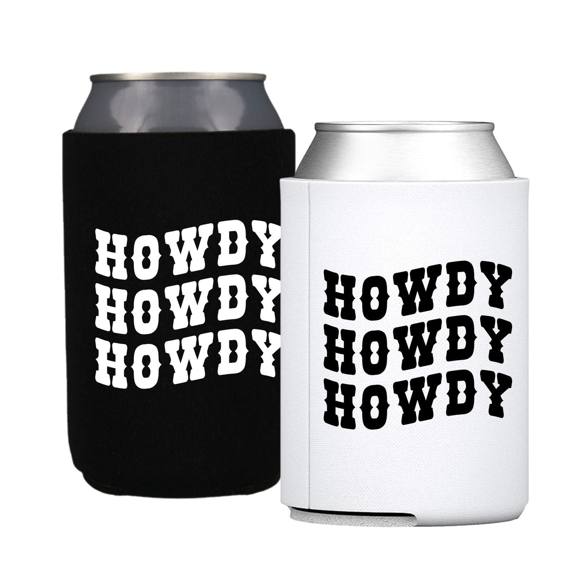 Howdy Can Cooler - Sprinkled With Pink