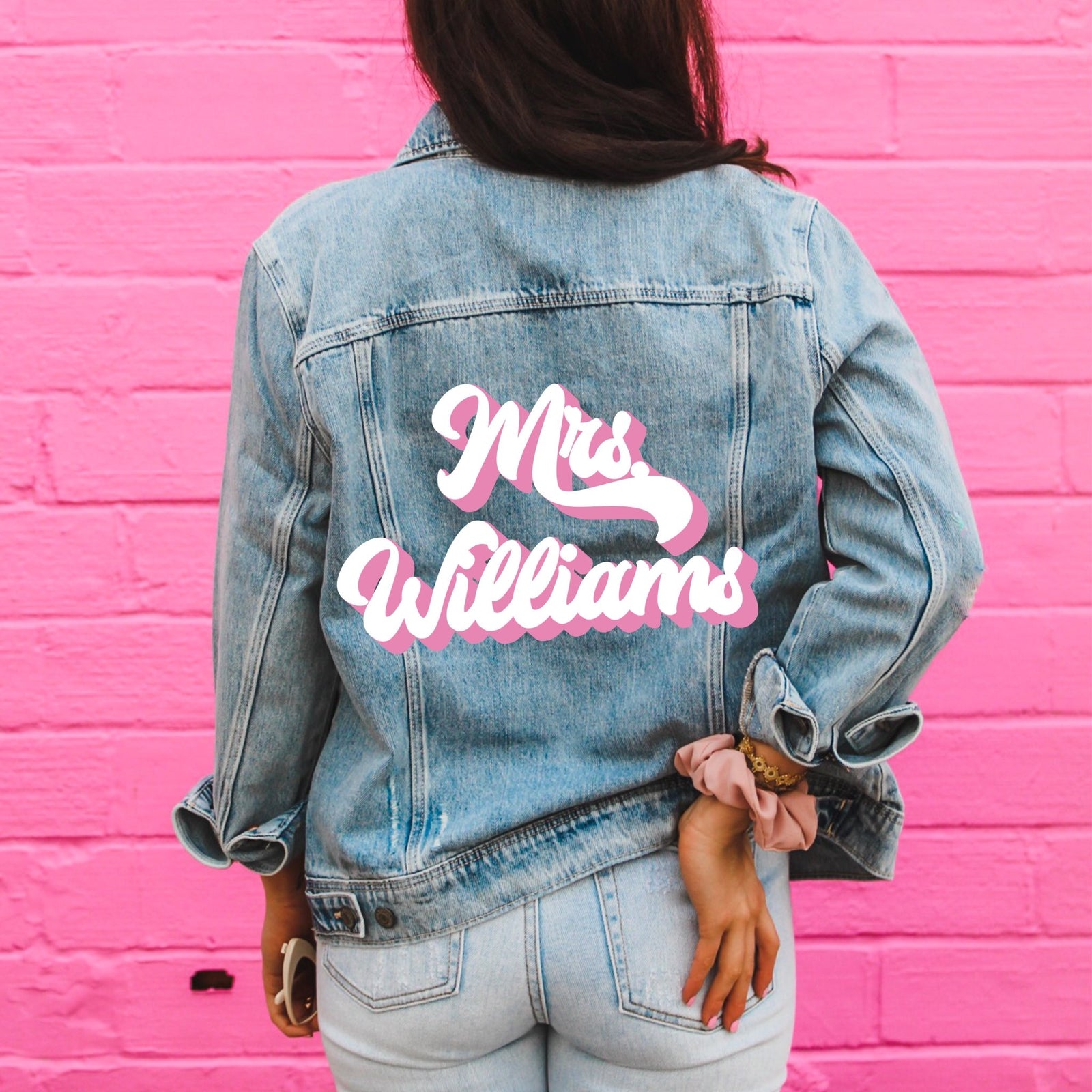 Buy Custom Denim Jackets, Mr and Mrs and Jackets, Just Married Jackets for  Couple, Date Under Collar, Wedding Jackets for Bride and Groom-button  Online in India - Etsy