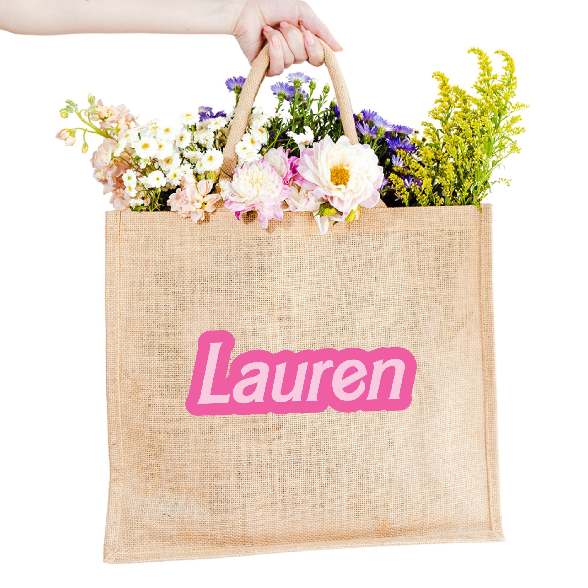 ‘Garden Party’ Jute Bag