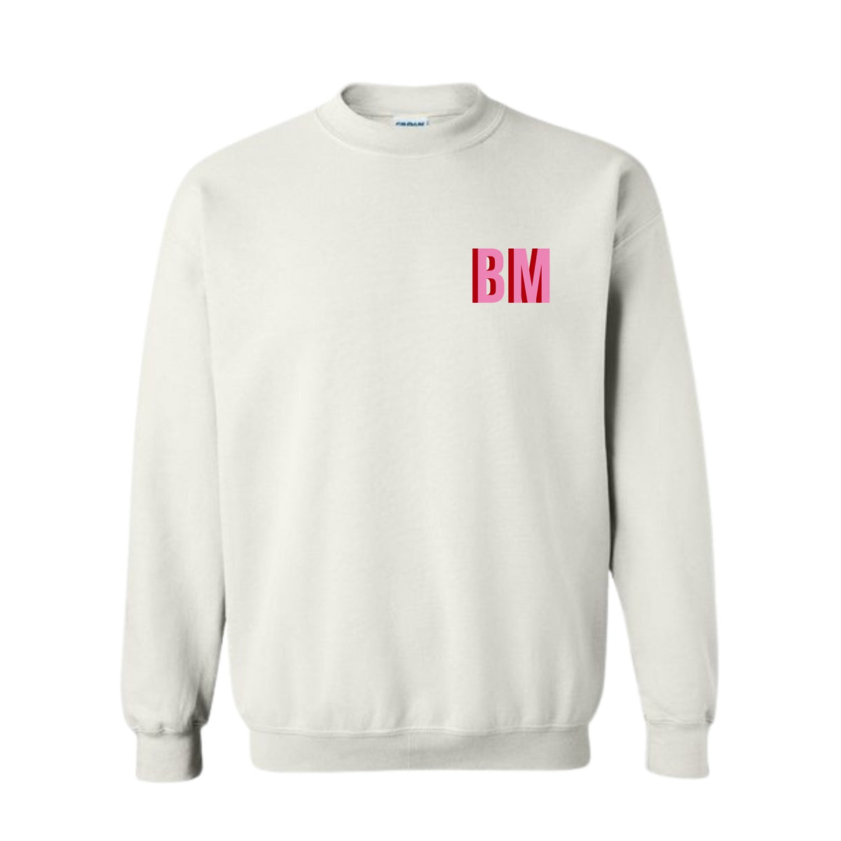 Sprinkled with Pink Embroidered Shadow Monogram Sweatshirt