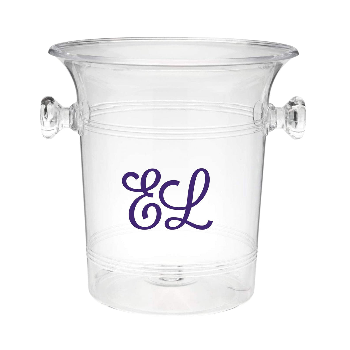 Custom MONOGRAM Cocktail Ice CYLINDER Tray, Personalized