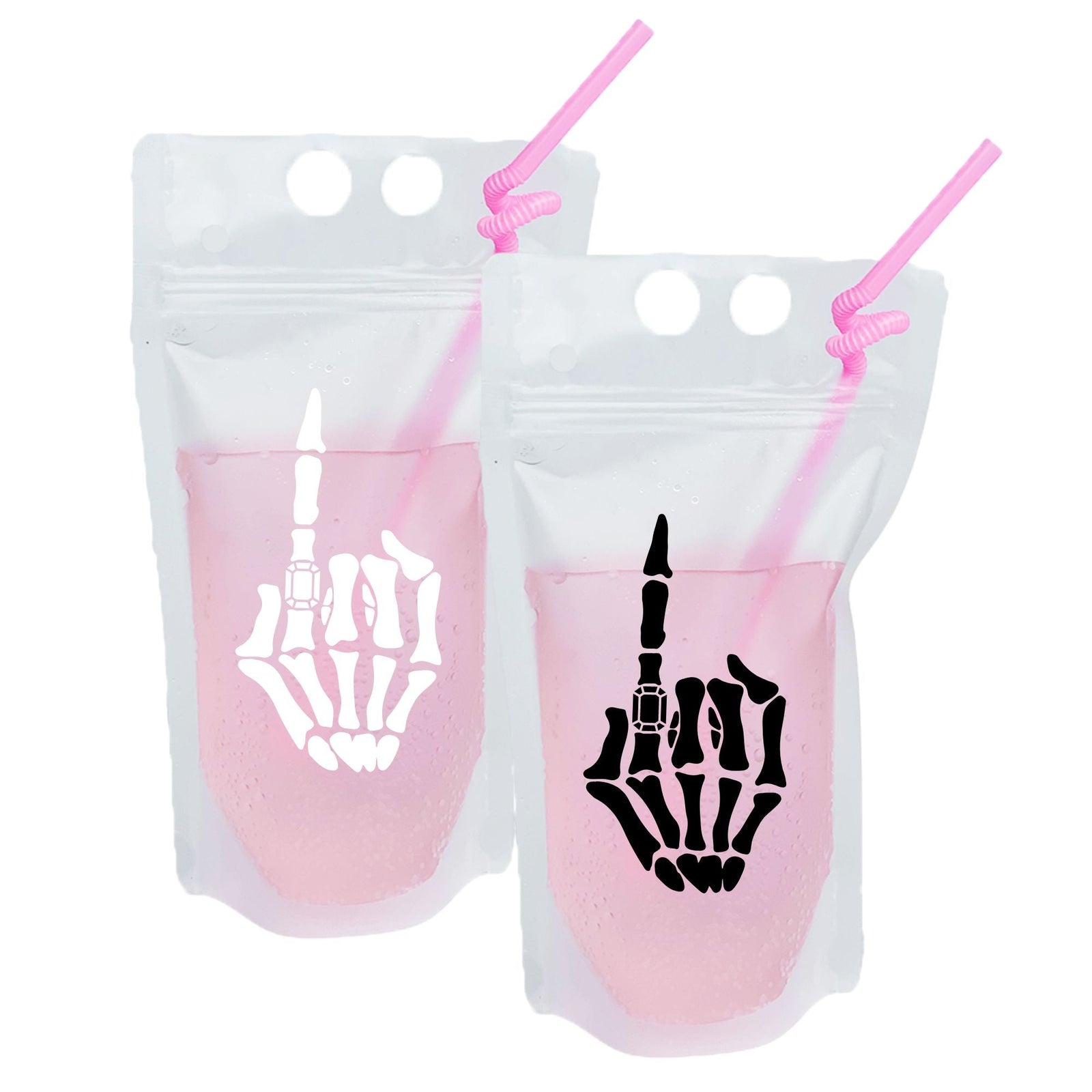 Bachelorette Party Drink Pouches - Sprinkled With Pink