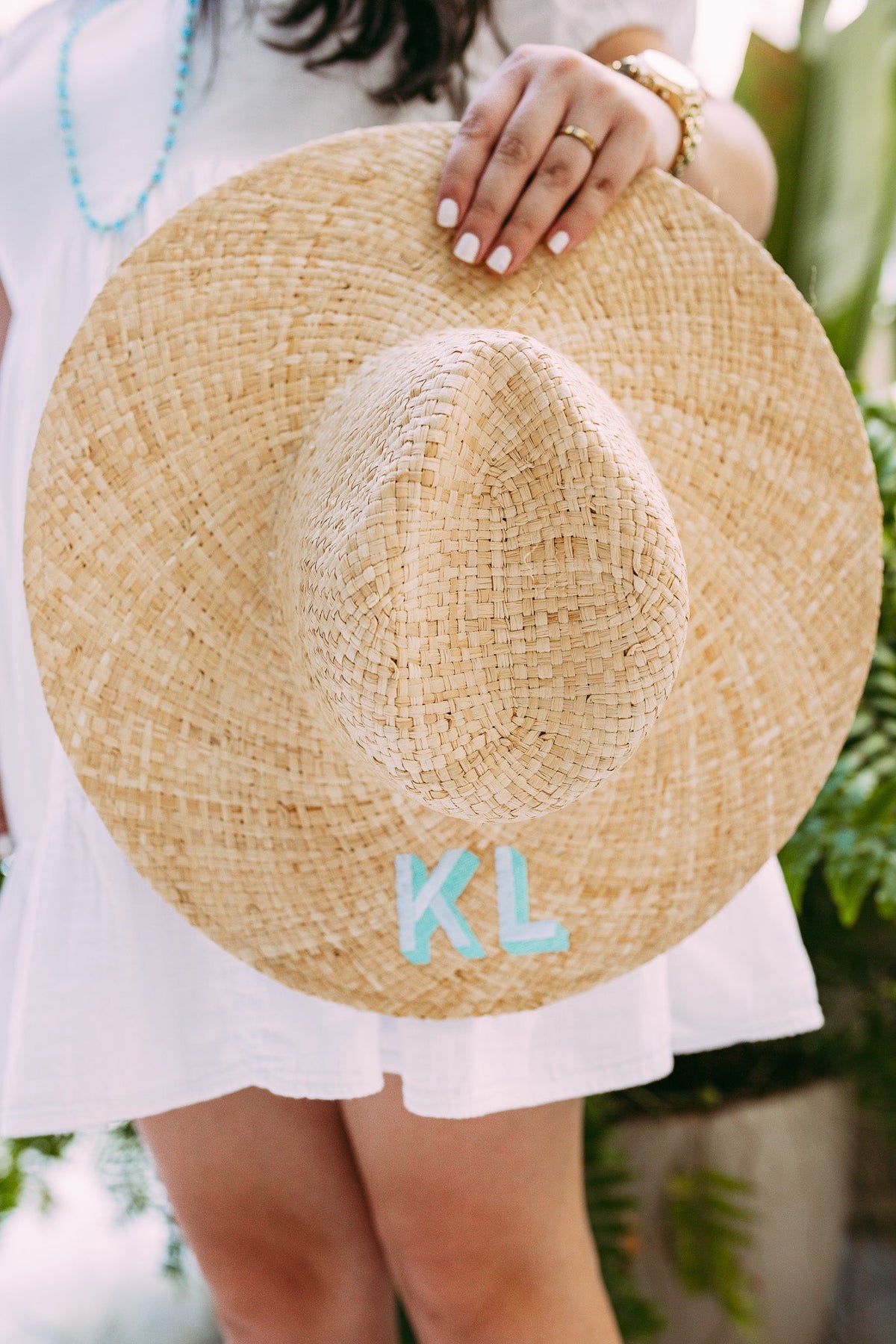 Custom Beach Hats for Women Embroidery Straw Hat with Name Text  Personalized Sun Straw Hat for Women