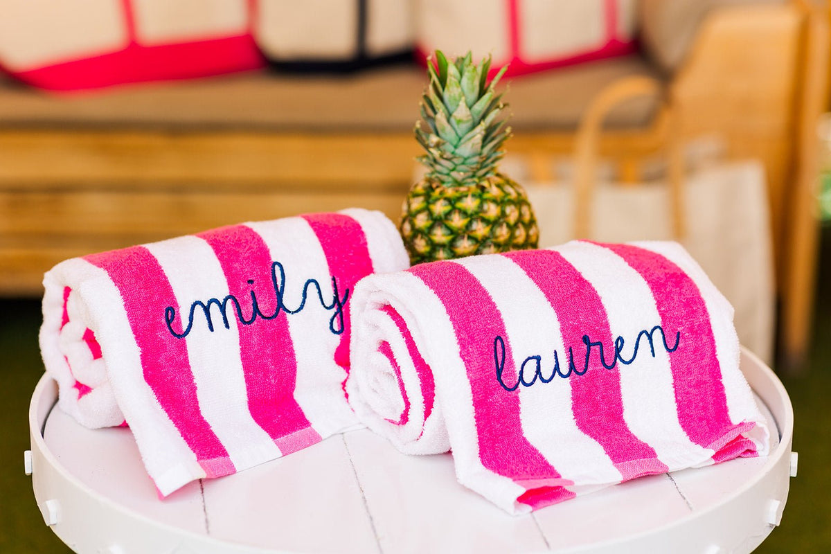 Bridesmaid Towels Personalized Tropical Bachelorette Party Favors Beach Bachelorette  Gifts Pink Personalized Bridesmaid Gifts EB3327TPPP -  Canada